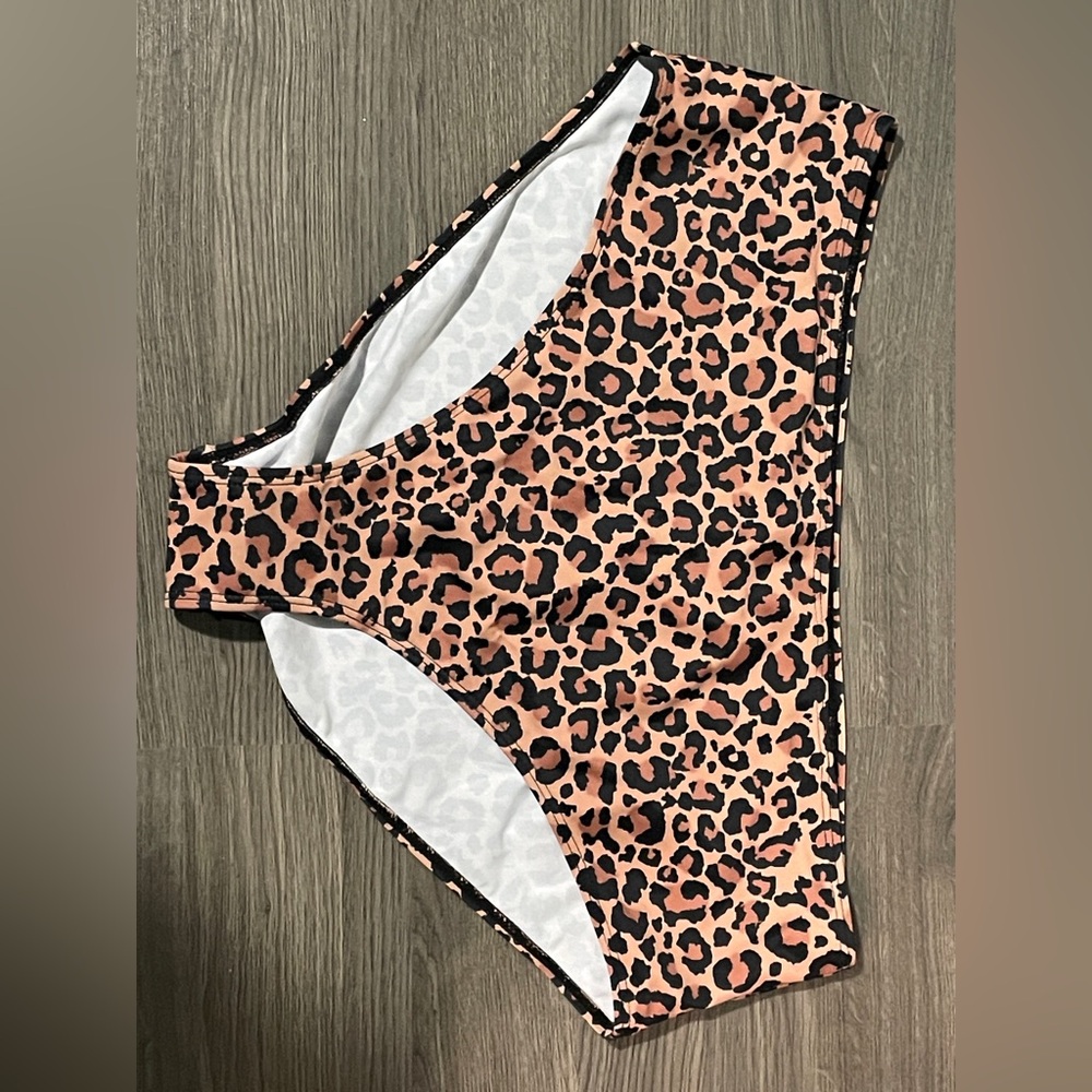 Leopard Print Women’s Swimsuit Bottoms